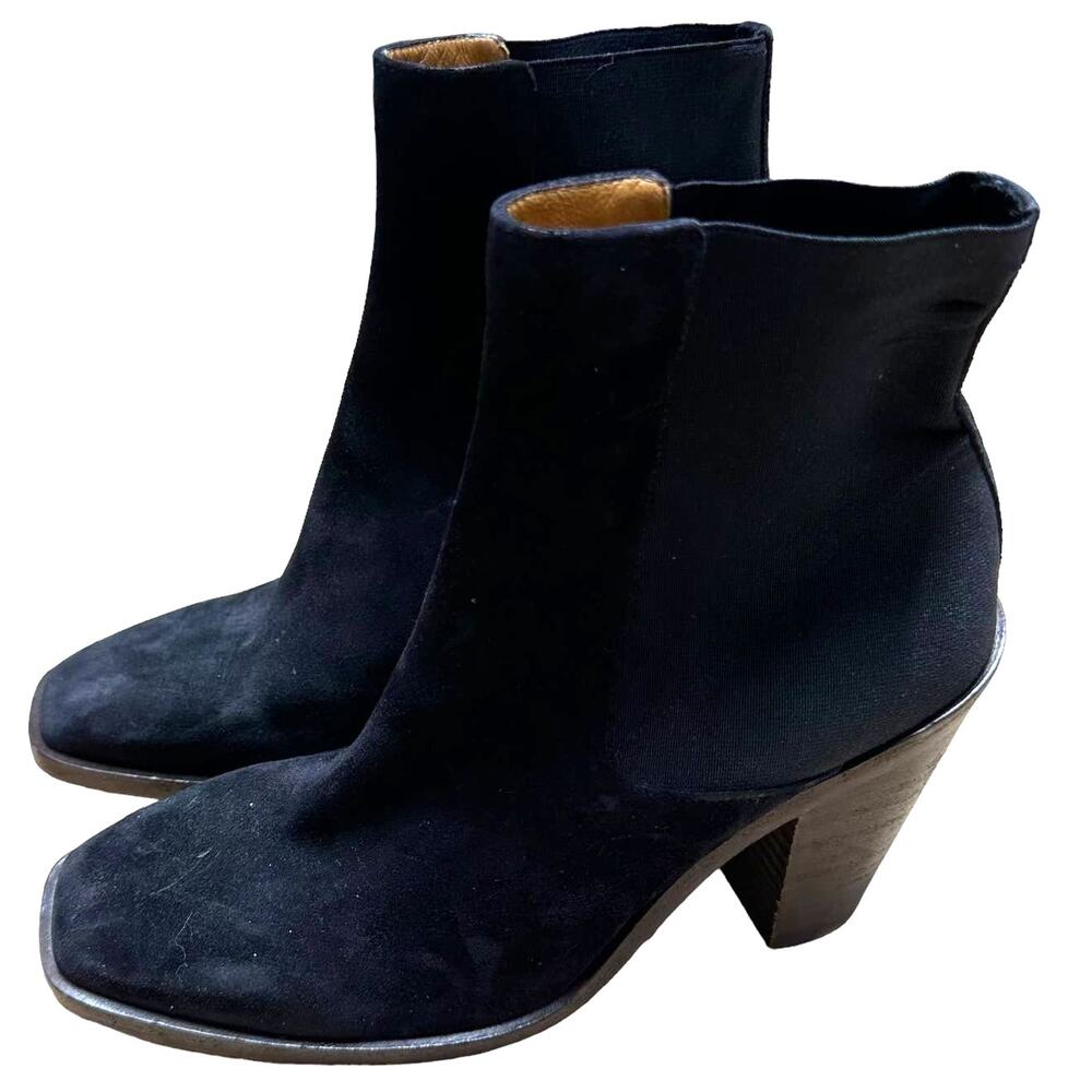 Rag & Bone Axel Chelsea Boots Black Small Flaw Women's Size 37.5 New Without Box